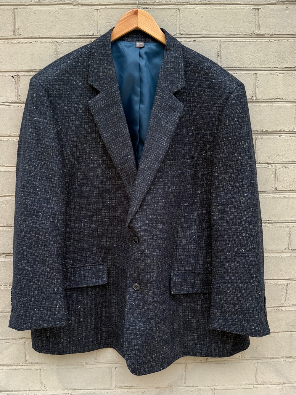 Oak Hill DXL Men's Sport Coat 52 REG Charcoal Grey Reda 1865 Italian Wool Blazer